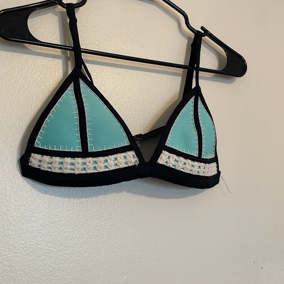 Triangl | Blue Bikini Top - Picture 3 of 5